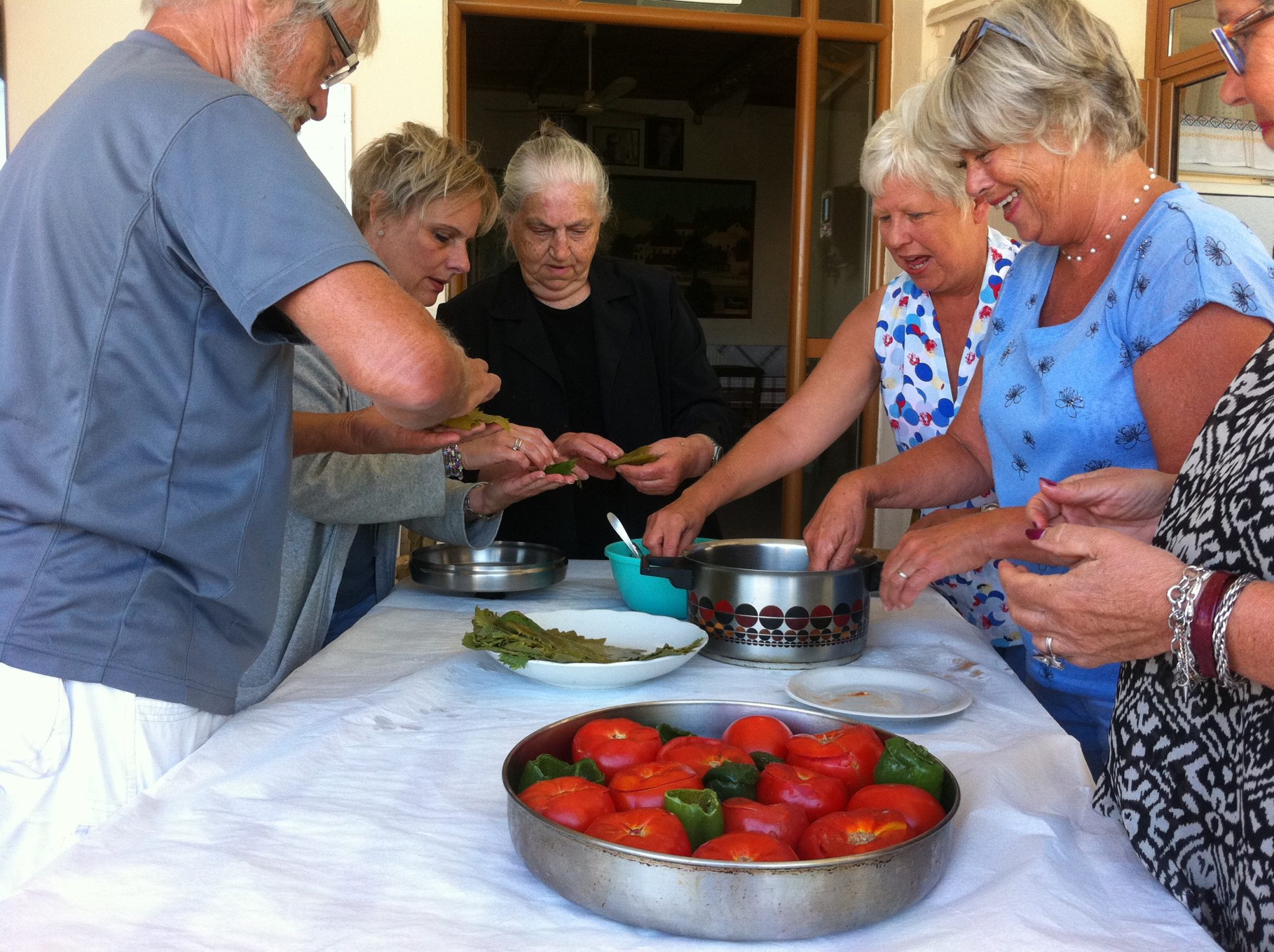 lecciones de cocina sobre la comida y la dieta tradicionales de Creta - Amari Rethymnon Crete